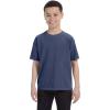 imageComfort color Boys 9018 Garment Dyed Ringspun TShirtChina Blue DirDye