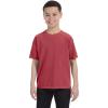 imageComfort color Boys 9018 Garment Dyed Ringspun TShirtCrimson