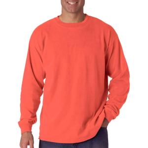 imageComfort color Boys 9018 Garment Dyed Ringspun TShirtBright Salmon