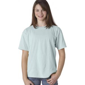 imageComfort color Boys 9018 Garment Dyed Ringspun TShirtChambray DirDye
