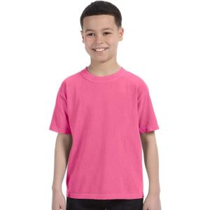 imageComfort color Boys 9018 Garment Dyed Ringspun TShirtCrunchberry