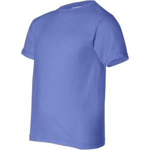 imageComfort color Boys 9018 Garment Dyed Ringspun TShirtFlo Blue