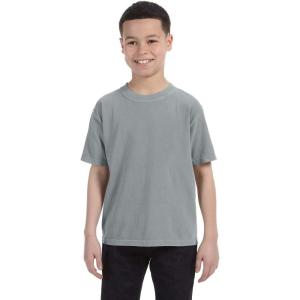 imageComfort color Boys 9018 Garment Dyed Ringspun TShirtGranite