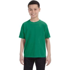 imageComfort color Boys 9018 Garment Dyed Ringspun TShirtGrass