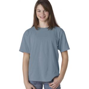 imageComfort color Boys 9018 Garment Dyed Ringspun TShirtIce Blue Pgmdye
