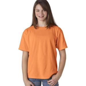 imageComfort color Boys 9018 Garment Dyed Ringspun TShirtMelon PgmDye