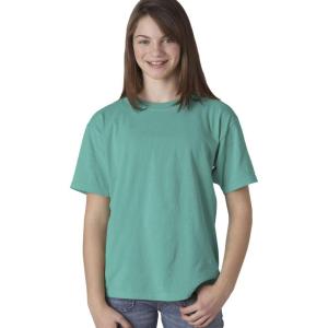 imageComfort color Boys 9018 Garment Dyed Ringspun TShirtSeafoam