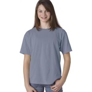 imageComfort color Boys 9018 Garment Dyed Ringspun TShirtWashed Denim DirDye