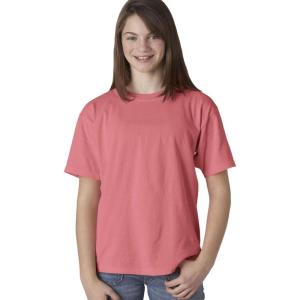 imageComfort color Boys 9018 Garment Dyed Ringspun TShirtWatermelon