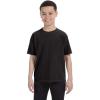imageChouinard Youth RingSpun DoubleNeedle Cotton TShirt Black Large