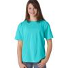 imageChouinard Youth RingSpun DoubleNeedle Cotton TShirt Chalky Mint PgmDye XL