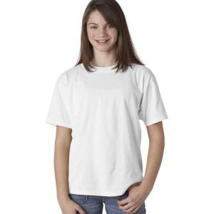 imageChouinard 9018 Youth GarmentDyed RingSpun Cotton Tee White Large
