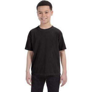 imageChouinard Youth RingSpun DoubleNeedle Cotton TShirt Black Large