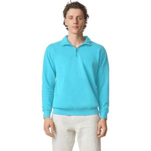 imageComfort Colors Adult 14 Zip Sweatshirt Style G1580Lagoon Blue