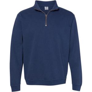imageComfort Colors Adult 14 Zip Sweatshirt Style G1580Navy