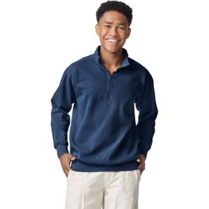 imageComfort Colors Adult 14 Zip Sweatshirt Style G1580True Navy