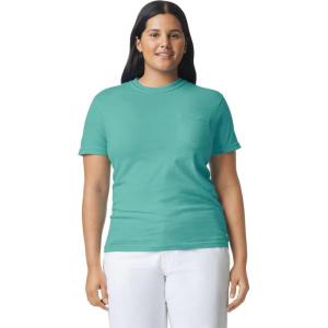 imageComfort Colors Adult Short Sleeve Pocket Tee Style G6030Sea Foam