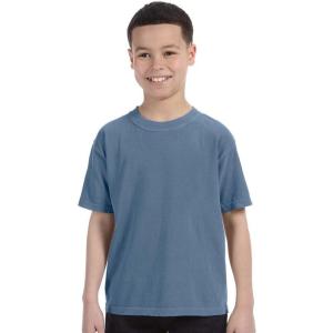imageComfort Colors C9018AP BC YOUTH GARMDYED SS TEE BLUE JEAN XS
