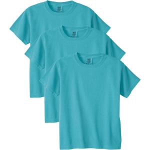 imageComfort Colors Kids Ring Spun TShirt 3Pack Style G9018Lagoon Blue