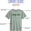 imageComfort Colors Short Sleeve Tee Style G1717Bay  Hemp Logo Center Print  1pack