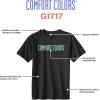 imageComfort Colors Short Sleeve Tee Style G1717Black  Island Reef Logo Center Print  1pack