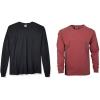 imageComfort Colors Adult Long Sleeve Tee Style 6014BlackCrimson