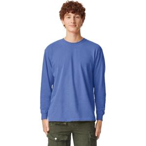 imageComfort Colors Adult Long Sleeve Tee Style G6014Flo Blue