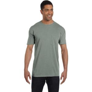 imageComfort Colors Adult Short Sleeve Pocket Tee Style 6030Bay Green