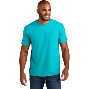 imageComfort Colors Adult Short Sleeve Pocket Tee Style 6030Blue Lagoon