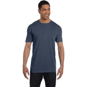 imageComfort Colors Adult Short Sleeve Pocket Tee Style 6030Denim