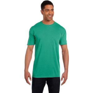 imageComfort Colors Adult Short Sleeve Pocket Tee Style 6030Island Green