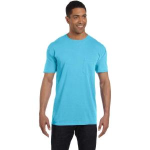 imageComfort Colors Adult Short Sleeve Pocket Tee Style 6030Lagoon