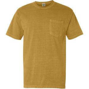 imageComfort Colors Adult Short Sleeve Pocket Tee Style 6030Mustard