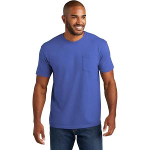 imageComfort Colors Adult Short Sleeve Pocket Tee Style 6030Mystic Blue