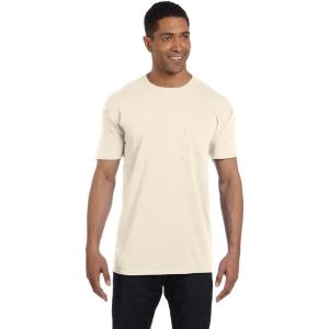 imageComfort Colors Adult Short Sleeve Pocket Tee Style 6030Natural Ivory