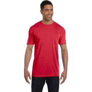 imageComfort Colors Adult Short Sleeve Pocket Tee Style 6030Paprika