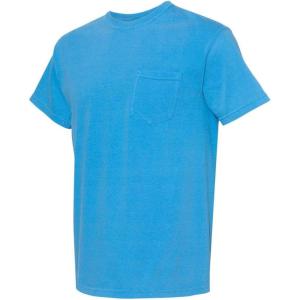 imageComfort Colors Adult Short Sleeve Pocket Tee Style 6030Royal Caribe