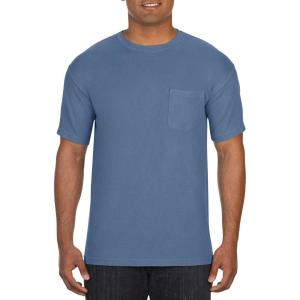 imageComfort Colors Adult Short Sleeve Pocket Tee Style 6030Space Denim