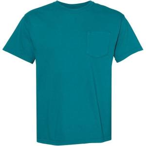imageComfort Colors Adult Short Sleeve Pocket Tee Style 6030Topaz