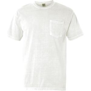 imageComfort Colors Adult Short Sleeve Pocket Tee Style 6030Washed White
