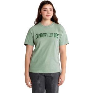 imageComfort Colors Short Sleeve Tee Style G1717Bay  Hemp Logo Center Print  1pack