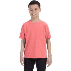 imageComfort Colors C9018 Youth Ringspun GarmentDyed TShirt  WATERMELON  M