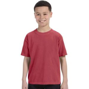 imageComfort Colors  Youth Garment Dyed Ringspun TShirt  9018Crimson