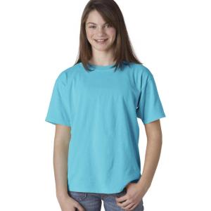 imageComfort Colors  Youth Garment Dyed Ringspun TShirt  9018Lagoon DirDye