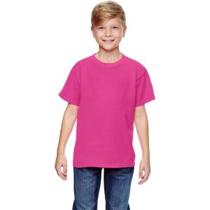 imageComfort Colors  Youth Garment Dyed Ringspun TShirt  9018Neon Pink