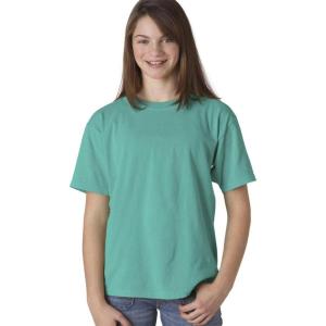 imageComfort Colors  Youth Garment Dyed Ringspun TShirt  9018Seafoam PgmDye