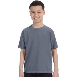 imageComfort Colors  Youth Garment Dyed Ringspun TShirt  9018Washed Denim
