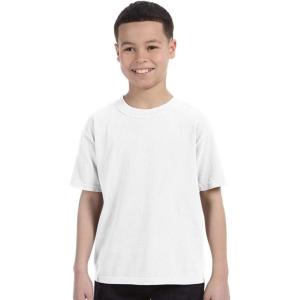 imageComfort Colors  Youth Garment Dyed Ringspun TShirt  9018White