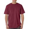 imageComfort C1717 Colors 61 oz Ringspun GarmentDyed TShirtMedium chili