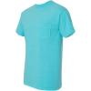 imageComfort C1717 Colors 61 oz Ringspun GarmentDyed TShirtMedium lagoon Blue